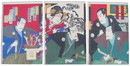 錦絵　偽甲当世簪