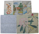 Wood-Cut Print PICTURE POST CARDS Collection 2