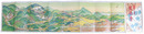 鳥瞰図　鷹ヶ峯光悦寺（洛北名所図絵）