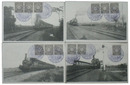 蒸気機関車絵葉書　中央線鉄道全通紀念