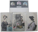 女性絵葉書