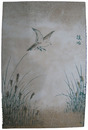 裸婦スカシ画絵葉書　接吻