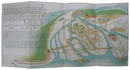 広島市鳥瞰イラスト旅館案内図