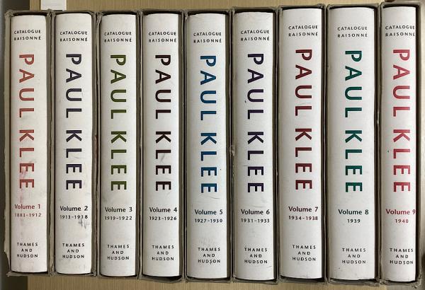 Paul Klee Catalogue Raisonne パウル・クレー カタログ・レゾネ 全9冊