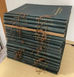 東京市　地籍図・地籍台帳の２冊セット １６組＋赤坂地籍図　の３３冊
　　２冊セット地名【浅草区・麻布区・牛込区・神田区・京橋区・小石川区・麹町区・下谷区・芝区・渋谷区（上・下）・日本橋区・深川区・本郷区・本所区・四谷区】