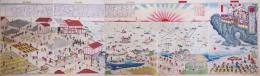 北海道鰊大漁概況之図　一名北海道場所土産