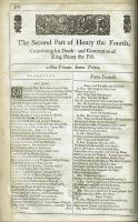 Four Plays from the Third Folio　(The First Part of Henry the Fourth/ The Second Part of Henry the Fourth/ The Life of King Henry the Fifth/ The Famous History of the Life of King Henry the Eighth)