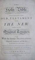 The Holy Bible　Containing the Old Testament and The New : Translated out of the Original Tongues, and With former Translations Diligently Compared and Revised　（2冊揃い）