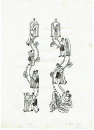 A wood engraving by Eric Gill （エリック・ギル木版画）