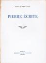Pierre écrite