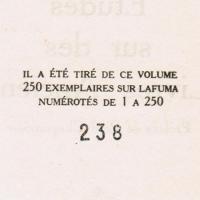 Études sur des livres anciens