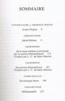 ‹Cahiers de l’Hermétisme› : Jacob Böhme