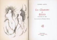 Les Chansons de Bilitis ― traduites du grec