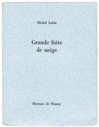 Grande fuite de neige
