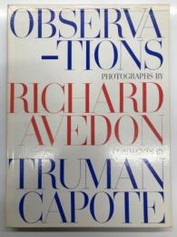 洋書　Observations: Richard Avedon　リチャード・アヴェドン写真集 観察