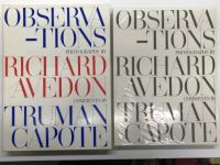 洋書　Observations: Richard Avedon　リチャード・アヴェドン写真集 観察