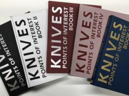 洋書　Knives Points of Interest Book / Knives Points of Interest Book Ⅱ / Knives Points of Interest Book Ⅲ / Knives Points of Interest Book Ⅳ / Knives Points of Interest Book Ⅴ　カスタムナイフ&アートナイフ写真集: 注目の逸品 第1巻から5巻まで 全5巻セット
