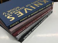 洋書　Knives Points of Interest Book / Knives Points of Interest Book Ⅱ / Knives Points of Interest Book Ⅲ / Knives Points of Interest Book Ⅳ / Knives Points of Interest Book Ⅴ　カスタムナイフ&アートナイフ写真集: 注目の逸品 第1巻から5巻まで 全5巻セット