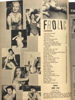 洋雑誌　FROLIC The Magazine of Entertainment: Juen 1957 Vol,6 No.6　ピンナップ・マガジン FROLIC 1957年6月号 Vol.6 No.6