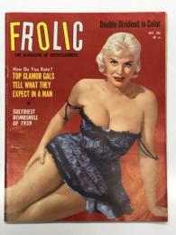 洋雑誌　FROLIC The Magazine of Entertainment: October 1959 Vol,9 No.2　ピンナップ・マガジン FROLIC 1959年10月号 Vol.9 No.2