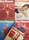 洋雑誌　Charm Photography No.2 1955 / Charm Photography Magazine No.3 1956 / Charm Photography Magazine No.4 1956 / Charm Photography Magazine No.5 1956 / Charm Photography Magazine No.6 1956　ファッション&ガールズフォトマガジン  チャーム・フォトグラフィ 第2号から第6号まで　5冊セット