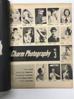 洋雑誌　Charm Photography No.2 1955 / Charm Photography Magazine No.3 1956 / Charm Photography Magazine No.4 1956 / Charm Photography Magazine No.5 1956 / Charm Photography Magazine No.6 1956　ファッション&ガールズフォトマガジン  チャーム・フォトグラフィ 第2号から第6号まで　5冊セット