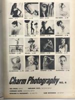 洋雑誌　Charm Photography No.2 1955 / Charm Photography Magazine No.3 1956 / Charm Photography Magazine No.4 1956 / Charm Photography Magazine No.5 1956 / Charm Photography Magazine No.6 1956　ファッション&ガールズフォトマガジン  チャーム・フォトグラフィ 第2号から第6号まで　5冊セット