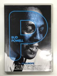 DVD　Bud Powell: In Europe, Paris 1959 - Copenhagen 1962　バド・パウエル：イン・ヨーロッパ パリ 1959－コペンハーゲン 1962