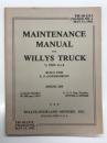 洋書　TM 10‑1513 Maintenance Manual for Willys Truck 1/4 Ton 4×4 Built for U.S. Government, Model MB – Change No.1, May 15, 1942: Original Quality Reprint USM　TM 10‑1513 ウィリス 1/4トン 4×4 トラック整備マニュアル（米政府向けMB型）改訂第1号 1942年5月15日: 復刻版