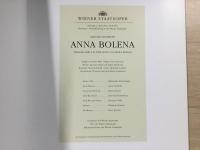 オペラパンフレット 「ANNA BOLENA」アンナ・ボレーナ
ウィーン国立劇場 2011年4月2日 