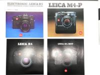 ライカ関連カタログ・リーフレットほか14点セット　（日本語カタログ)ELECTRONIC-LEICA R3: 自動露出ライカR3: 株式会社シュミット発行/ (日本語リーフレット)LEICA M4-P: 日本シイベルヘグナー発行 / (日本語リーフレット)LEICA R4: 日本シイベルヘグナー発行 / (日本語リーフレット)LEICA R4-MOT: 日本シイベルヘグナー発行 / (日本語リーフレット)LEICA System:  日本シイベルヘグナー発行/ (日本語カタログ)LEICA M-System:  Leica Camera AG発行/ 1978 ライツ写真製品価格表: 株式会社シュミット発行 / 1983 ライツ写真製品価格表: 日本シイベルヘグナー発行 / Leica Ginza: ライカ銀座店パンフレット / (英文カタログ)LEICA R3-MOT LEICA R3: Perfect Photography Without Technical Problems　ライカ R3-MOT ライカ R3: 技術的問題のない完璧な写真撮影 / (英文リーフレット)RANGEFINDER LEICA M 4-2: The Camera for Ultra High-Speed Lenses　レンジファインダー ライカ M4-2：超高速レンズのためのカメラ / (英文カタログ)FOCOMAT V35 Autofocus: Aitomatic with Optimum Focusing with 40 MM WA-Focotar F/2.8　フォコマート V35 オートフォーカス：40mm WA-フォコター f/2.8付き自動最適フォーカス引き伸ばし機 / 1961 General Catalogue for Leica Dealers: Models M1、M2、M3 and their accessories Reprint: 1961年版 ライカ販売店向け総合カタログ：M1・M2・M3とそのアクセサリー 復刻版/ Leica General Catalogue of Photographic Equipment: ライカ写真機材総合カタログ 1977年版