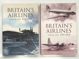 洋書　Britain’s Airlines Volume One: 1946–1951 / Britain’s Airlines Volume Two: 1951–1964　イギリスの航空会社 第1巻 1946年から1951年まで: 第2巻 1951年から1964年まで　2冊セット