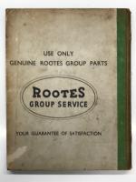 自動車整備書　ROOTES Group Service Publication No. S117: Parts Catalogue for the Sunbeam MkIII, Sunbeam Talbot 90 MkII & MkIIA, Sunbeam ALPINE MkI, Sunbeam ALPINE MkI Special　ルーツ・グループ パーツカタログ S117：
サンビーム MkIII/サンビーム・タルボット 90 MkII・MkIIA/サンビーム・アルパイン MkI/アルパイン MkI スペシャル