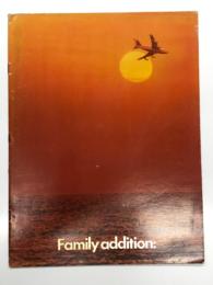 パンフレット　Boeing Family addition:　ボーイングファミリーの新しい仲間