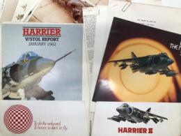 Mcdonnell Douglas AV・8B　マクドネル・ダグラス社発行 Harrier（ハリアー）公式カタログ・紙焼き写真ほか一式