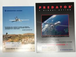 リーフレット　Predator: A Global Option / Introducing the Next Generation Tactical UAV: Prowler Ⅱ　無人航空機 Predator プレデター : 世界で選ばれる理由 / 次世代戦術無人航空機 プローラー II の紹介　2枚セット
