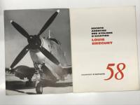 パンフレット　S. A. des Ateliers d’Aviation Louis Breguet: Rapport d’activité 58　ブレゲー航空機製作所: 1958年事業報告書