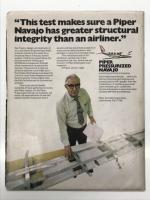 カタログ　Pressurized Piper Navajo　与圧式双発軽飛行機 パイパー ナバホ の資料カタログ