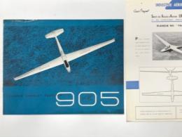 カタログ　Planeur Breguet Fauvette 905　競技用グライダー ブレゲー 905 フォヴェット カタログ