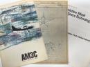 資料　AM3C: Aerfer – Aeronautica Macchi　アエルフェル/アエロナウティカ・マッキ AM.3C 軽攻撃・観測機 リーフレット・青焼き図面ほか資料一式