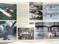 資料　AM3C: Aerfer – Aeronautica Macchi　アエルフェル/アエロナウティカ・マッキ AM.3C 軽攻撃・観測機 リーフレット・青焼き図面ほか資料一式