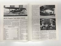 資料　AM3C: Aerfer – Aeronautica Macchi　アエルフェル/アエロナウティカ・マッキ AM.3C 軽攻撃・観測機 リーフレット・青焼き図面ほか資料一式