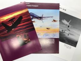 一枚刷り資料　Boeing 767 AWACS / Boeing 767 Tanker Transport / Boeing 767 空中給油 輸送機　3枚セット