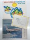 ニュージーランド航空 機内配布用冊子　NAC: Air Atlas of New Zealand 路線図 / Welcome Aboard: Pacific Routes Air New Zealand 機内案内: ようこそエア・ニュージーランドへ　太平洋路線 / Air New Zealand Jet Shop Gifts & Souvenirs エア・ニュージーランド ジェットショップ ギフト＆おみやげカタログ　3点セット　