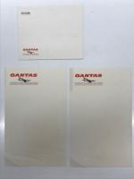 Qantas Far East Route Flight Guide カンタス航空 極東路線フライトガイド、レターセットほか　6点セット
