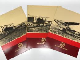 機内メニュー　Qantas Menu: Qantas Flying Through Its 50th Golden Year　カンタス航空機内メニュー 3種3枚セット