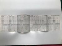 航空時刻表　全日空時刻表 1968 1-2 January flight schedule 昭和43年1月1日-昭和43年3月29日迄
