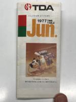 航空時刻表　東亜国内航空 1977年6月 時刻表