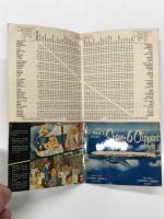 PAA Pan American World Airways Itinerarios del Sistema Edición en Español
En vigor: 10 de julio de 1956 / Passenger Contract Ticket and Baggage Check / Clipper Poatfolio　PAA パンアメリカン航空 総合時刻表 スペイン語版 1956年7月10日より有効 / 航空券&手荷物引換券 / 機内インフォメーション用ホルダー　3点セット