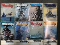 洋雑誌　Aquarterly Journal of Warship Histoy: Warship No.1～No.24　季刊・軍艦研究誌 ウォーシップ 第1巻から第24巻まで　24冊セット